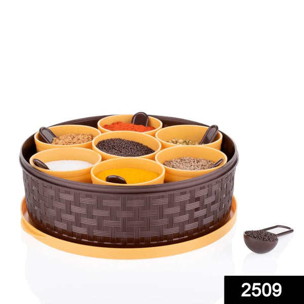 High Quality Round Plastic Masala Spice Box