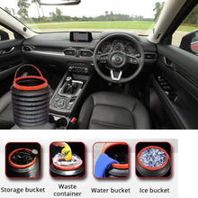 Foldable Storage Bucket  Water Container  Dustbin Multiuse Bucket For Home  Car  Kitchen Use Bucket