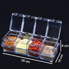 Crystal Seasoning Acrylic Box Pepper Salt Spice Rack